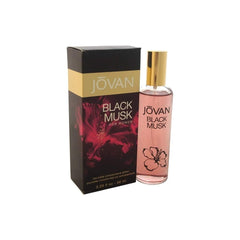 Label detail on Jovan Black Must shows authentic branding