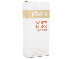 Jovan White Musk spray action demonstrates easy daily application.