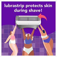 JOY Razor Pivoting Head follows body contours for precise shaving