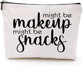 JOY UINAN friendship makeup bag quote design, perfect for on-the-go touch-ups.