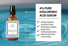 JOYAL BEAUTY Hyaluronic Serum pump dispense for smooth absorption