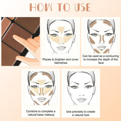 Joyeee makeup brush set ready for precise application on the go