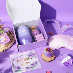 Joyvella Lavender bath bomb for soothing relaxation during baths.