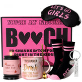 Joyvella self-care basket rose candle image showing a calming glow for relaxing evenings.