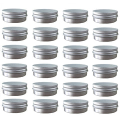 JOYWENG lata de aluminio 2oz con cierre rosca, protege bálsamos y cremas al viajar