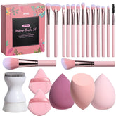 JPNK makeup brushes set 21pcs kit for flawless application and professional results.