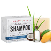J.R.LIGGETT'S shampoo bar coconut oil highlight for nourishing, smooth hair.