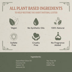 J.R.LIGGETT'S shampoo bar olive-coconut-castor oils—nourishing blend for shine