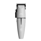 JRL GHOST cordless hair clipper packaging shows professional-grade design for quick shop setup.