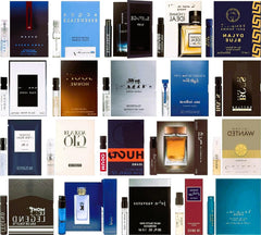 JRoBeauty men's fragrance sampler with six travel-ready vials for on-the-go scent exploration.