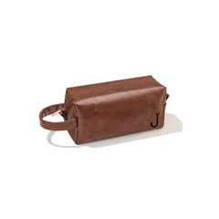 JSENGIFT mens toiletry bag with Initial J for travel touch