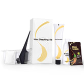 JUANCHI Gentle Cream Bleach Kit package shows complete home lightening solution for DIY blonding
