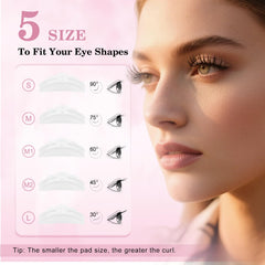 JUANPHEA lash lift pads selection supports eye-shape customization for best curling.
