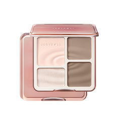 JUDYDOLL Highlight Contour Palette compact front view for travel-ready sculpting.
