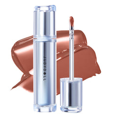 JUDYDOLL Ice Watery Lip Gloss packaging close-up for easy daily wear