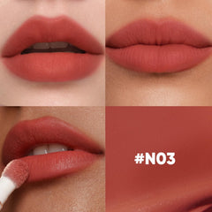 JUDYDOLL Non-fading Lip Cup image demonstrates non-stick wear for day-to-night use