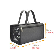 Jula Vance TPU clear pouches detachable image highlighting waterproof see-through organizers for quick access