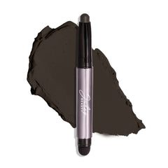 Julep Eyeshadow 101 Charcoal Matte cap close-up showing portability for on-the-go looks
