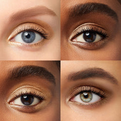 Julep Eyeshadow 101 Duo Warm Gold Shimmer swatch for versatile daytime looks