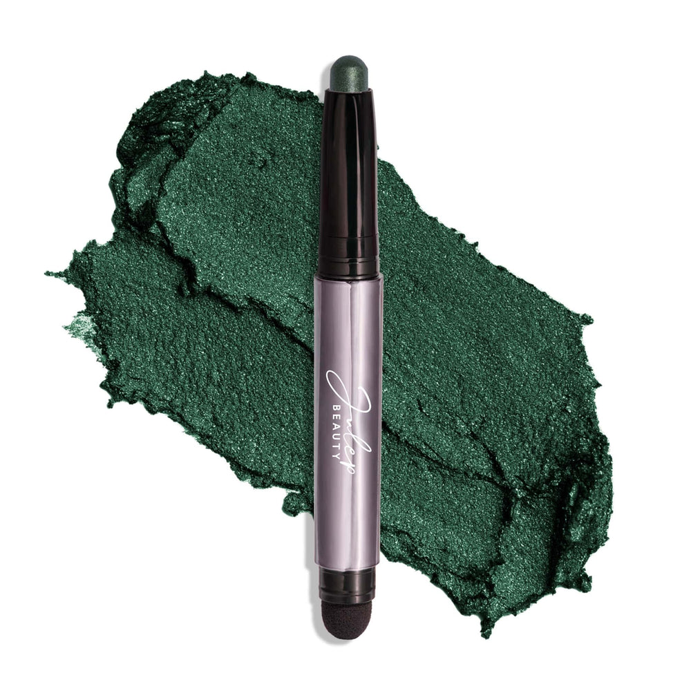 Julep Eyeshadow 101 Evergreen Shimmer tube offers long-lasting color for easy daily wear.