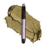 julep-eyeshadow-101-khaki-green-shimmer-stick swatch shows silky, long-lasting color.