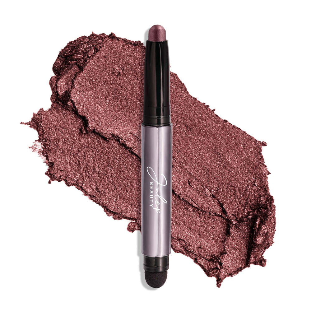 Julep Eyeshadow 101 Orchid Shimmer stick closed showing creamy, travel-ready color