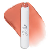 Julep It's Balm Tint Nectar Pink Creme bullet swatch reveals rosy color and hydrating shine