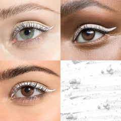 Julep When Pencil Met Gel White Matte liner on waterline delivers bright white matte definition and comfort.