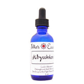 Julia's Essentials Abyssinian oil bottle packaging showcases premium skincare hydration.