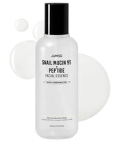 JUMISO Snail Mucin 95 + Peptide facial essence bottle front showing hydration-friendly formula