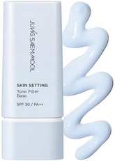 JUNG SAEM MOOL Skin Setting Tone Filter Base blue-tone canvas for brighter, cooler skin.