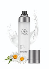 JUNG SAEM MOOL Essential Mool Micro Fitting Face Mist bottle for smooth makeup application.