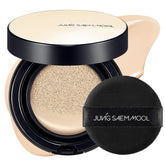 JUNG SAEM MOOL cushion compact close-up highlights natural radiant finish for daily wear.
