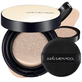 Jung Saem Mool SPF Essential Skin Nuder Cushion packaging shows sleek compact for portable coverage