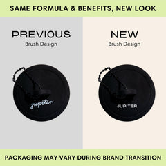 Jupiter scalp exfoliator dry-use demonstrates flake lifting and scalp stimulation before shampooing