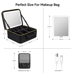 JUSRON water-drop zipper design allows smooth opening for quick access.