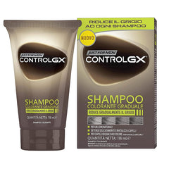 Just for Men Control GX packaging with easy comb-in applicator for quick gray coverage.