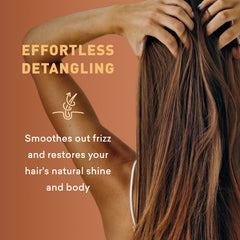 Just Nutritive Leave-In Conditioner shine boost adding luminous gloss to hair.
