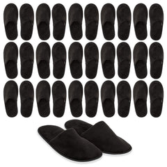 Juvale disposable slippers packaging shows a bulk set for hosting guests.