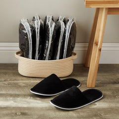 Juvale disposable slippers sizing fits up to women's 12 and men's 11.