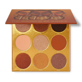 Juvia's Place The Warrior open pan shows rich golds for vibrant lids.