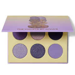 Juvia's Place The Violets palette close-up shows rich pigment for vibrant looks