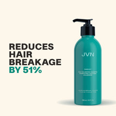 JVN Embody Shampoo lather on hair highlights lightweight hydration and lift