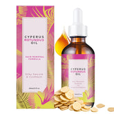 JVXZTO Cyperus Rotundus Oil bottle demonstrates natural hair reduction support for smooth skin.