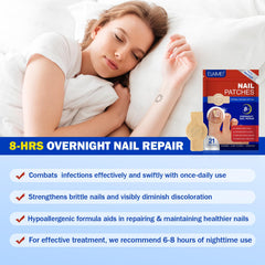 JWBVCTCR nail patches herbal formula highlights gentle care for sensitive skin