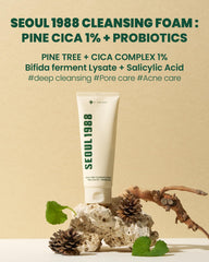 K-SECRET SEOUL 1988 Cica Foam foamy lather showing soothing cleanse