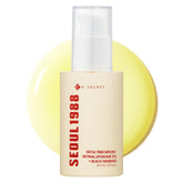 K-SECRET SEOUL 1988 retinal serum bottle close-up for smoother skin