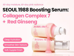 K-SECRET Seoul 1988 serum being pumped for fast absorption, non-greasy feel