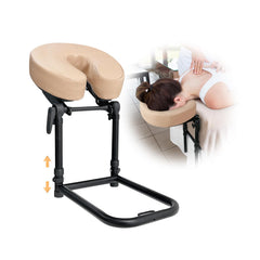 KAAMOS massage headrest under mattress for flexible home massage positioning.