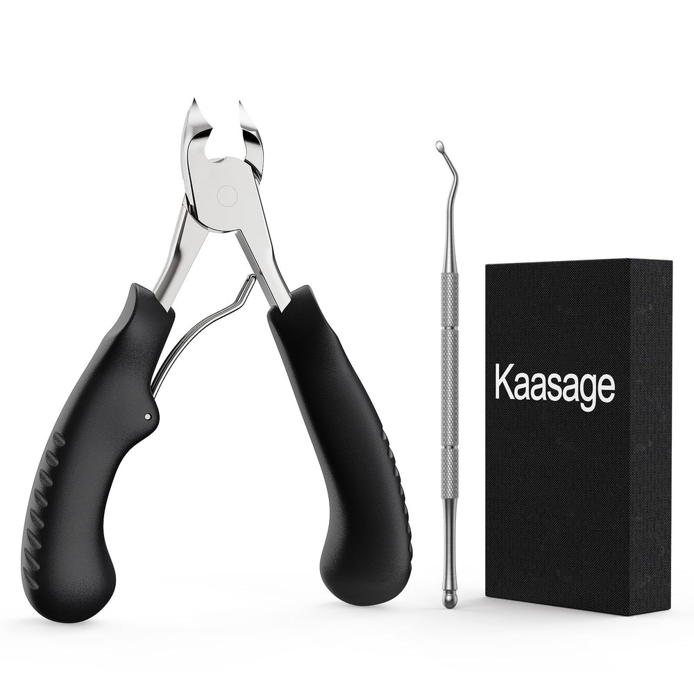 Kaasage nail clipper with reinforced blade ready for thick nails for clean cuts